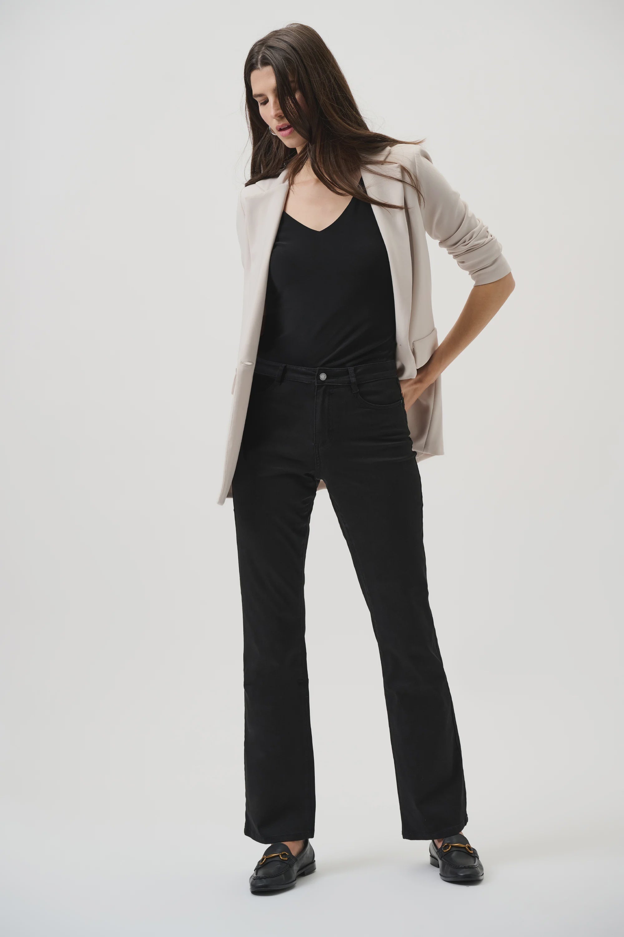 Joseph Ribkoff - Jeans / Brooke | Classic Bootcut Stretch Jeans -  Black