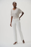 Joseph Ribkoff - Pant / Brooke | Classic Bootcut Stretch Jeans - White
