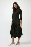 Joseph Ribkoff - Dress / Bubble Jacquard & Silky Knit Cocoon Dress - shop.mybijouboutique.com
