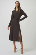 Joseph Ribkoff - Dress / Silky Knit Fit and Flare Wrap Dress - shop.mybijouboutique.com