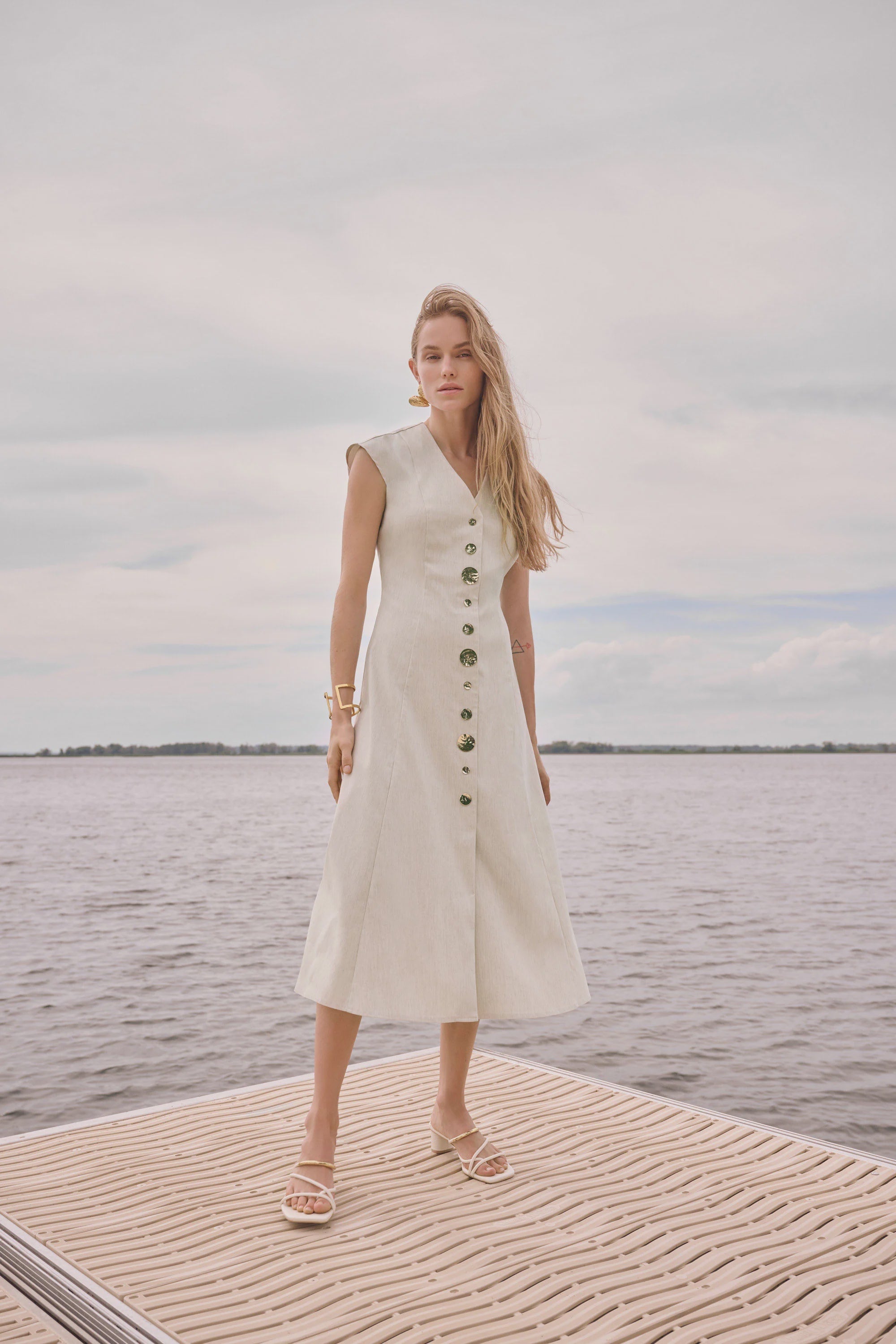 Joseph Ribkoff - Dress / Melange Millennium Fit And Flare Dress