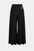 Joseph Ribkoff - Pant / Silky Knit Culotte Pull-On Pants With Buckle Detail - shop.mybijouboutique.com