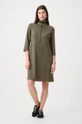 Joseph Ribkoff - Dress / Scuba Jersey Funnel-Neck Straight Dress