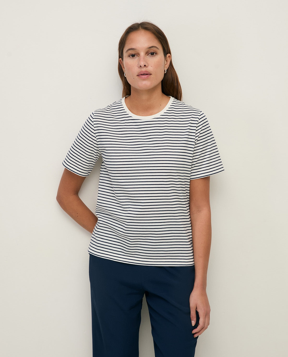 Yerse - Top / Striped Basic T - Shirt