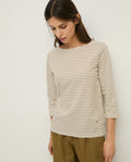 Yerse - Top / BOAT NECK T-SHIRT - shop.mybijouboutique.com