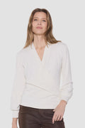 Brenda Beddome - Top / Cloud Fleece Faux Wrap Top