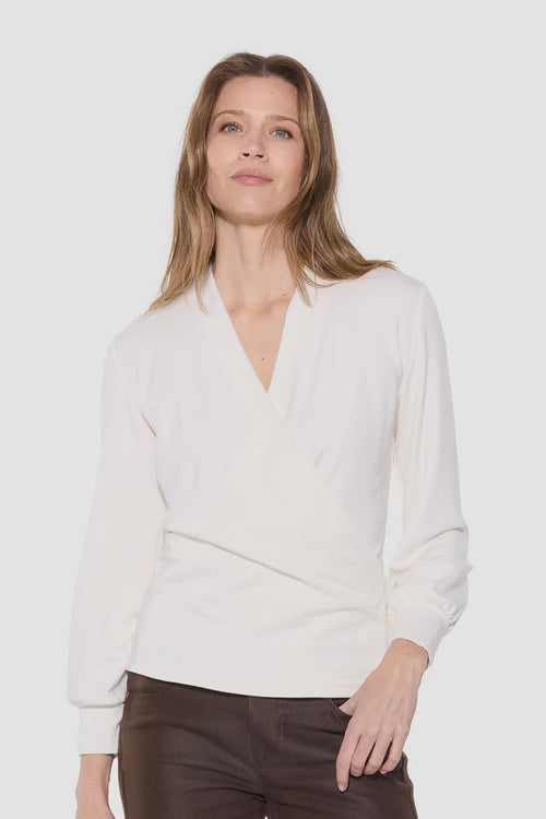 Brenda Beddome - Top / Cloud Fleece Faux Wrap Top