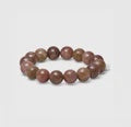 Soi - Jewellery / Chunky Purple Brown Aventurine Stretch Bracelet - shop.mybijouboutique.com