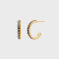 Leah Yardley - Earrings / Mini Mariah Hoops - shop.mybijouboutique.com