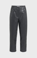 YAYA- Pant / Faux leather carrot fit trousers