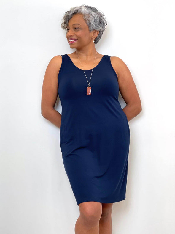 Rosie curved pocketed dress by Miik - shop.mybijouboutique.com